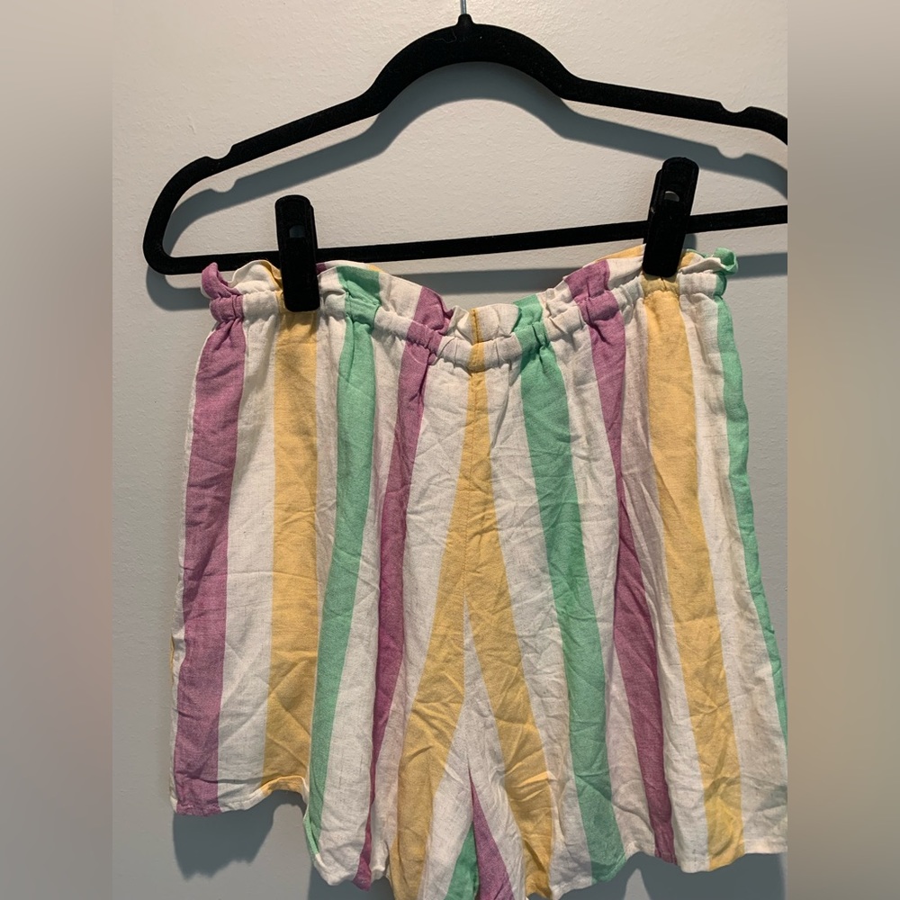 Le Lis Striped Drawstring Shorts - image 4